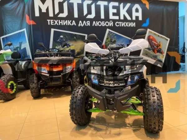 Квадроцикл детский R - MOTO (Р - Мото) Lion 125 A lite белый (машинокомплект) | Мототека