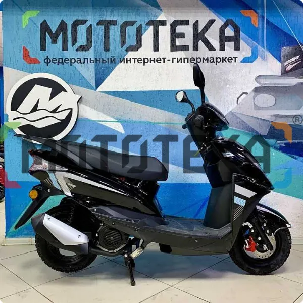 Скутер Мотомир SCIROCCO 49.9 (110) чёрный | Мототека