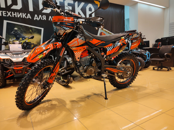 Мотоцикл кроссовый / эндуро Regulmoto (Регулмото) ZR PR 300 4 valves 6 Gear чёрный/оранжевый с ПТС | Мототека